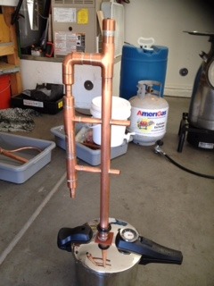 Double Keg with Reflux column